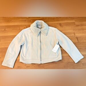 Athleta Women's WestboundSherpa Cream Jacket - new Large